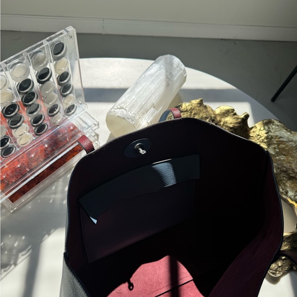 Mulberry Bayswater Blue Leather Tote Bag - Picture 3 of 5